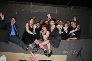 Almost all of the founding members of Fearless.  Chrys had the flu and chose not to go.  This was a very popular decision with the audience.