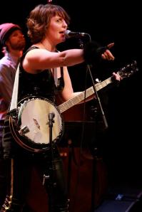 Courtney McLean and the Durty Curls were hilarious, of course.  One of Courtney's better facial expressions is captured here.