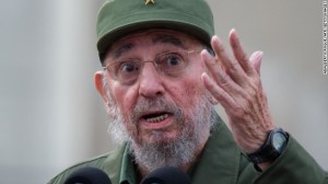 Probably because Fidel Castro hasn't changed his clothes in 50 years.